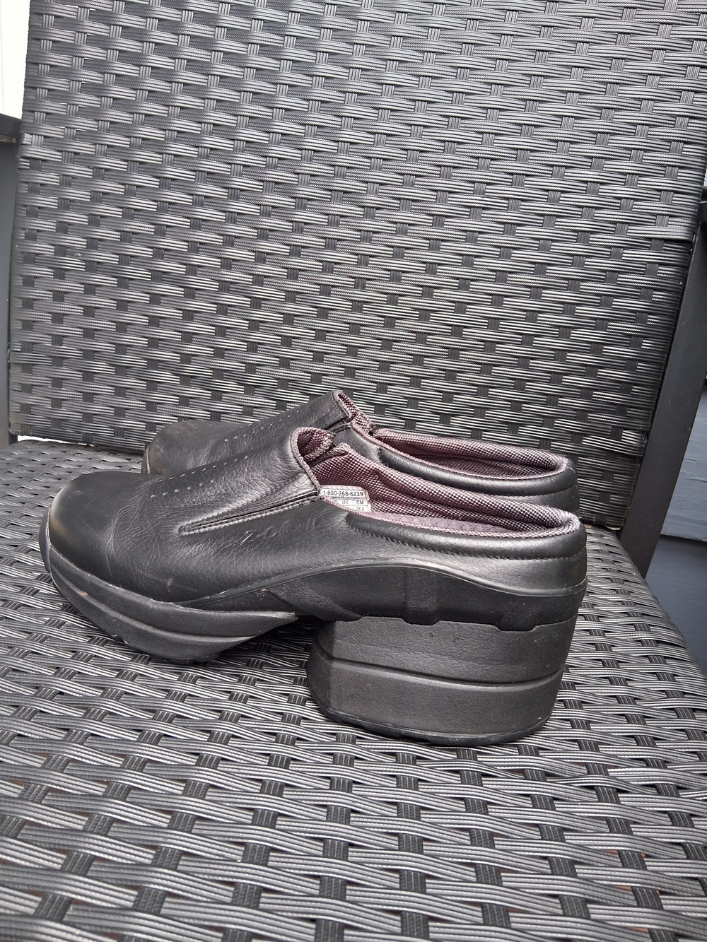 Z-Coil Toffler Premium Leather Clog, Size 10M
